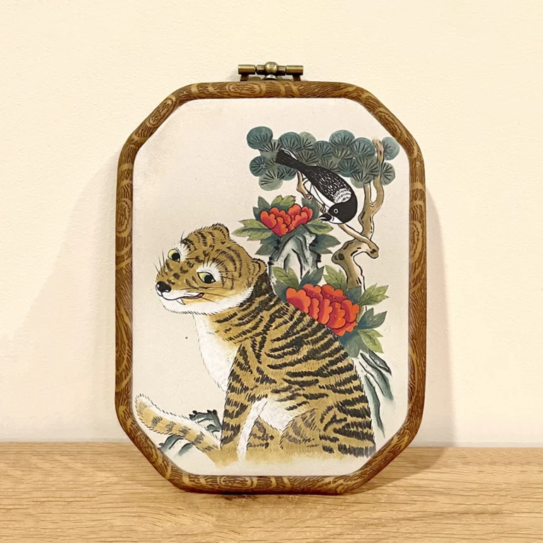 Minhwa Painting Class: Korean Folk Art Tiger and Magpie
