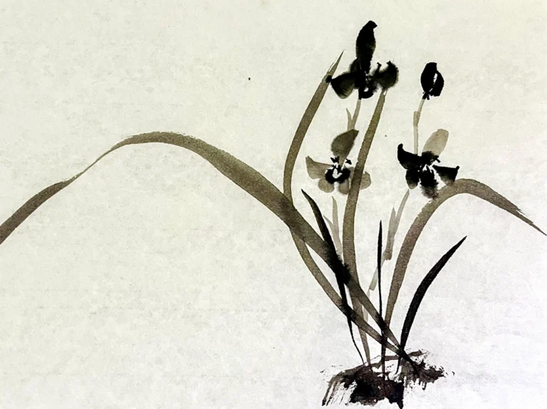 Japanese Ink Painting: Learn Sumi-e Through Orchid Painting