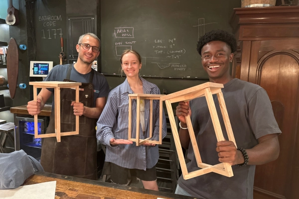 Making Oak side table