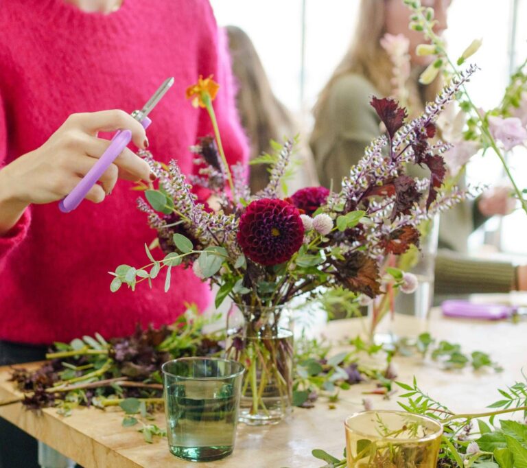 Flower Arranging Workshop in Bushwick