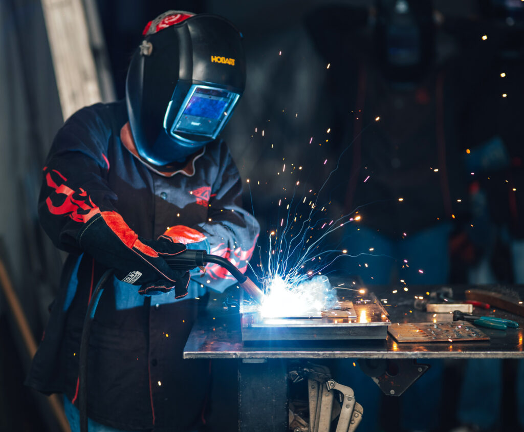 MIG with a Mask: Learn Welding by Making a Small Metal Sculpture
