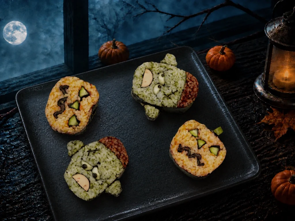 kazari maki zushi: halloween sushi roll workshop