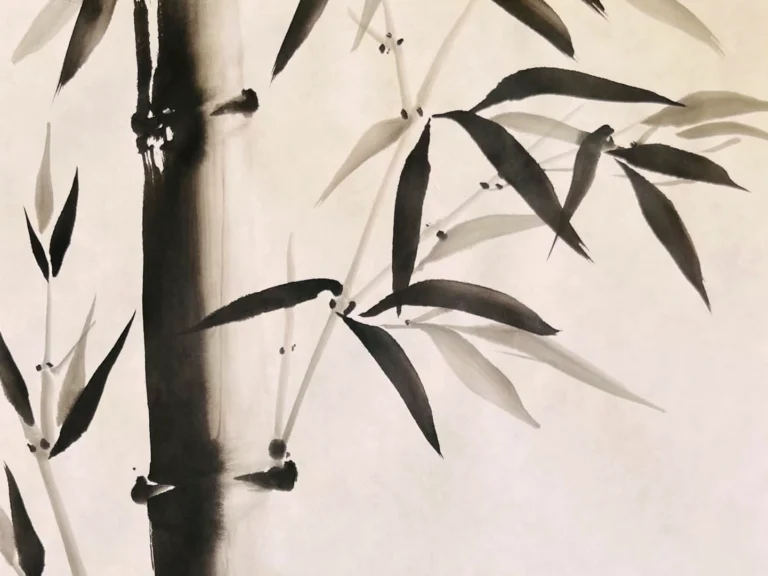 Sumi-e Bamboo Painting